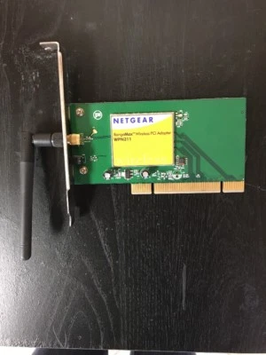 NETGEAR WPN311 V1H2 32 BIT WIRELESS PCI ADAPTER - Image 1 of 2