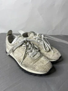 Rag And Bone Retro Runner Sneakers Chenille Size 39 EU 9 US Designer Lace Up - Picture 1 of 7