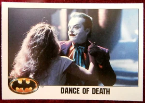 BATMAN - Card #124 - Dance Of Death - Topps (UK) - 1989 - JACK NICHOLSON - Picture 1 of 2