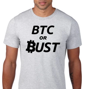 Camiseta Coin or Bust Mining Alt Divertida Inversión HODL Adulto Coleccionando Internet Meme - Imagen 1 de 4