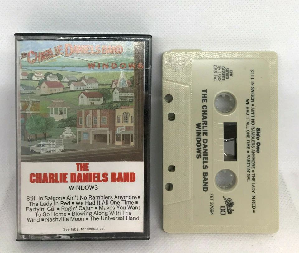 Windows by The Charlie Daniels Band (Cassette 1982 CBS) FET 37694 TESTED - Image 1 of 1