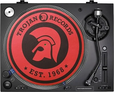 TROJAN RECORDS  12" (INCH) - TURNTABLE  (RECORD PLAYER) SLIPMAT. - Image 1 of 2