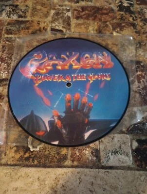 SAXON LP   Power & The Glory  1983 Original Picture Disc MINT - Image 1 of 2
