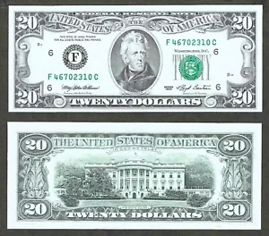 1993 $20 FEDERAL RESERVE NOTE ~ ATLANTA GEORGIA ~ GEM CRISP UNCIRCULATED - Picture 1 of 2