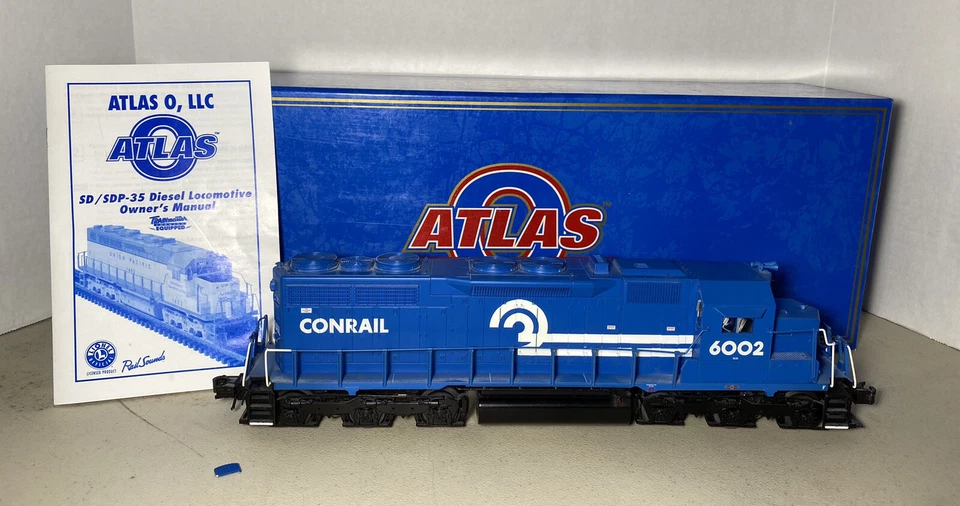 Atlas SD-35 Diesel Locomotive #6804-1 Conrail #6002 Used. Our # U1059 - Image 1 of 4