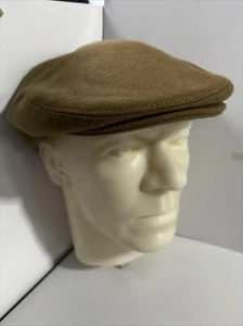 Walrus Brand Hats Wool Cap Snap Br. Quilted interior Camel New W Tags - Picture 1 of 4