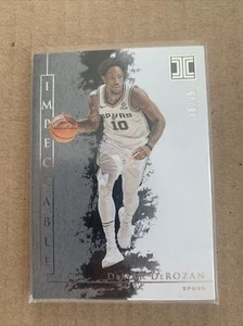 2019-20 Panini Impeccable Silver Foil #'d /75 Demar Derozan San Antonio Spurs - Picture 1 of 2