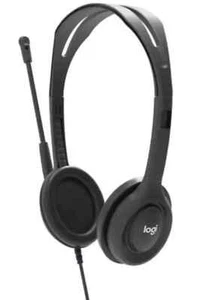 Auriculares estéreo Logitech H111, servicio al cliente, conector de audio de 3,5 mm - Imagen 1 de 2