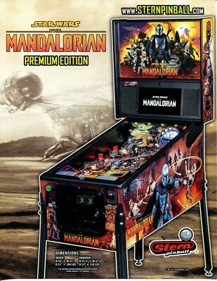 2021 STERN THE MANDALORIAN PRO PINBALL FLYER-Free Shipping - Image 1 of 2