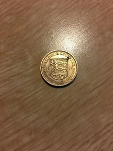 Elizabeth II Jersey Proof One Fourth of a Shilling 1957 circulated - Picture 1 of 2