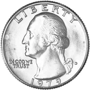 1979 D Washington Quarter Uncirculated US Mint - Picture 1 of 2