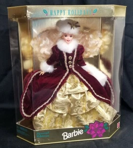 New 1996 Happy Holidays Barbie Special Edition - Sealed, scratched box - Picture 1 of 11