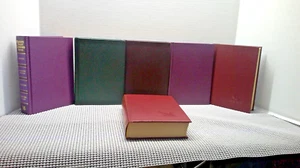 Vintage Readers Digest Condensed Books Lot of 6 Patterned Cover Staging Decor #2 - Imagen 1 de 22