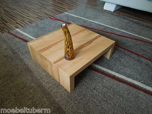 Couchtisch Kern Buche Massiv Holz Design Tisch Beistelltisch NEU au.auf Maß !!! - Bild 1 von 11