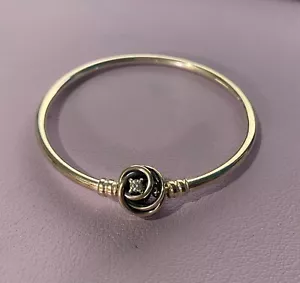 Pandora Moments Clasp Bangle - Picture 1 of 5