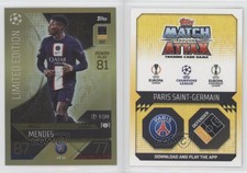 2022-23 Topps Match Attax UCL Limited Edition Gold Nuno Mendes #LE11