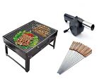 Folding Portable Outdoor Barbeque Charcoal BBQ Grill Barbeque Set For Home