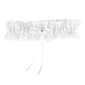 Garters for Bride Wedding Garter for Bride White Garter Bridal Garter Wedding... - Picture 1 of 7