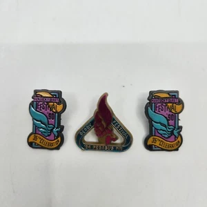 1990 35th Kentucky Derby Festival Pegasus Pin Horse Racing 2 1990 Pegasus Pins - Picture 1 of 4