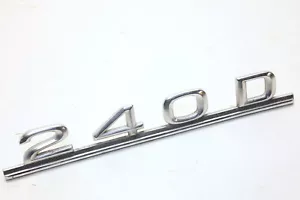 Mercedes W123 240D Emblem / Trunk Lid Badge A1238171815 - Picture 1 of 5
