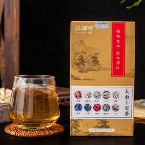 Té original de Ginseng Ten Treasure, té saludable de ginseng té Shibao, té para hombres - Imagen 1 de 11