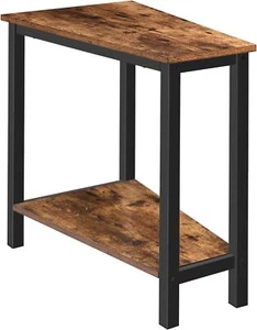 Wedge Side Table,Recliner with Storage Wedge Side Table,Triangular Accent Table - Picture 1 of 9