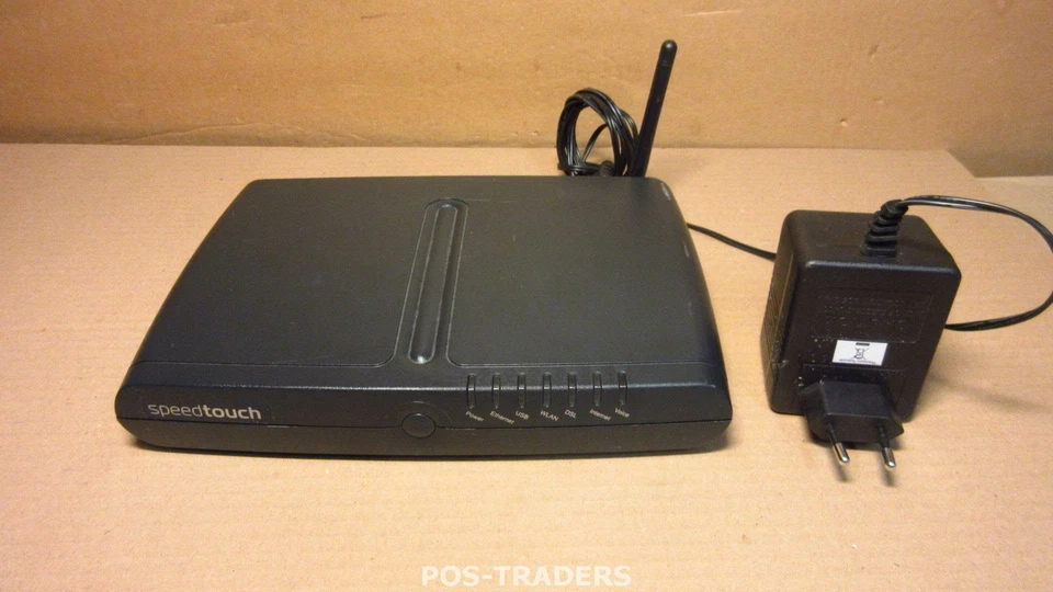Thomson ST780 WL Modem/Router ADSL2+ 802.11g VOIP 4-Ports 10/100 - INCL PSU - Image 1 of 3