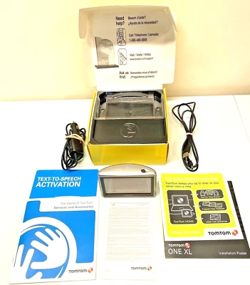 TomTom Bundle ONE XL 4S00 Car GPS Navigation USB & Car Charger 4.3 Screen Tested - Image 1 of 4