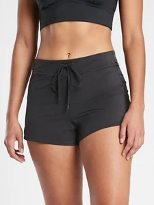 NWT Athleta Wavebreak Swim Short, BLACK SIZE XS #657736 O0805H - Imagen 1 de 9