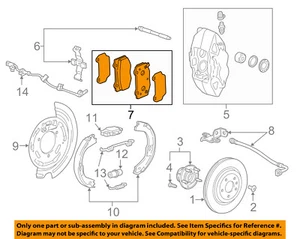 GM OEM Brake-Rear Pads 22847818 - Picture 1 of 2