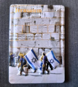 Fridge Magnet from Israel JERUSALEM The Western Wall 10 cm x 7 cm 3D - Picture 1 of 1