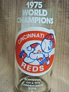 Botella Pepsi Campeón del Mundo Cincinnati Reds 1975 - Imagen 1 de 7
