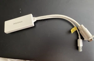 Insignia VGA To HDMI Adapter. Very Light Use - Photo 1/6