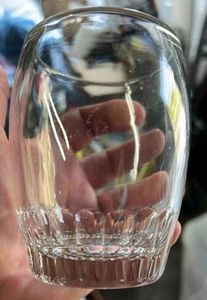 Vintage Anchor Hocking Barrel 8oz Tumbler, Set of 2 School Cafeteria Glasses - Picture 1 of 8