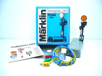 MÄRKLIN Vorsignal 7036  mit OVP und Einbauanleitung - NEU/NEUWERTIG - Bild 1 von 4