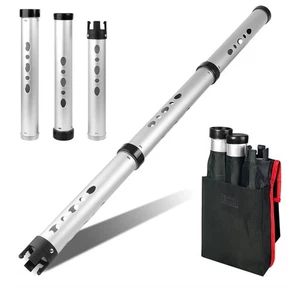 Recuperador de pelotas de golf con bolsa de almacenamiento recogedor desmontable tubo superior aleación de aluminio - Imagen 1 de 4