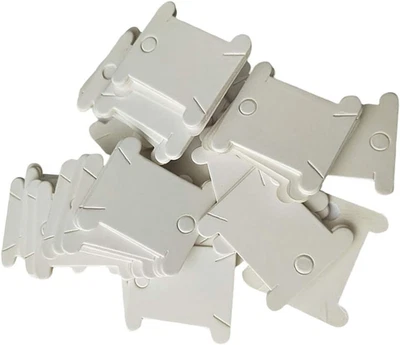 DYNWAVE 200 Pieces Embroidery Floss Bobbins, Cardboard Floss Bobbins for Stitch