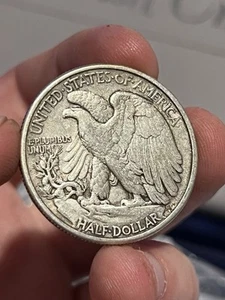1942 P United States US Walking Liberty Silver Half Dollar Coin .900 - Picture 1 of 2