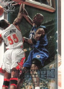 1999-00 SP Authentic #M7 Kevin Garnett Maximum Force - Picture 1 of 2