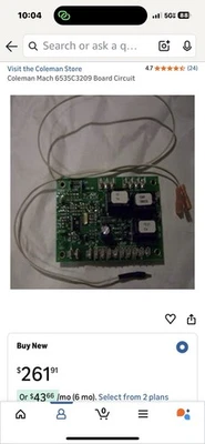 Coleman Mach Circuit Board 6535C3209 - Image 1 of 2