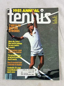 1981 Tennis Annual Magazine, Bjorn Borg, Feb, 1981 - Picture 1 of 20