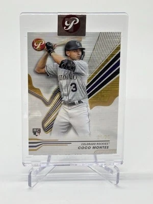 2024 Topps Pristine Encased Gold Pristine Refractor Coco Montes RC #11 31/50 - Image 1 of 3