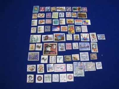 US Stamp "High Value"  Lot - 70 Different - Cancelled - On/Off Paper - Image 1 of 4