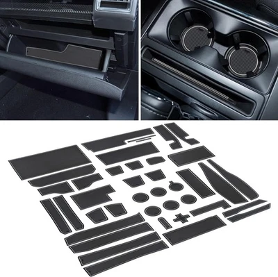 SENSHINE for Ford F150 Accessories 2021 2022 2023 2024 2025 Non-Slip Gray