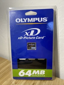 Olympus M-XD64PU 64MB xD Picture Card 64MB Panorama 6 card Holder 200842 SEALED - Picture 1 of 7