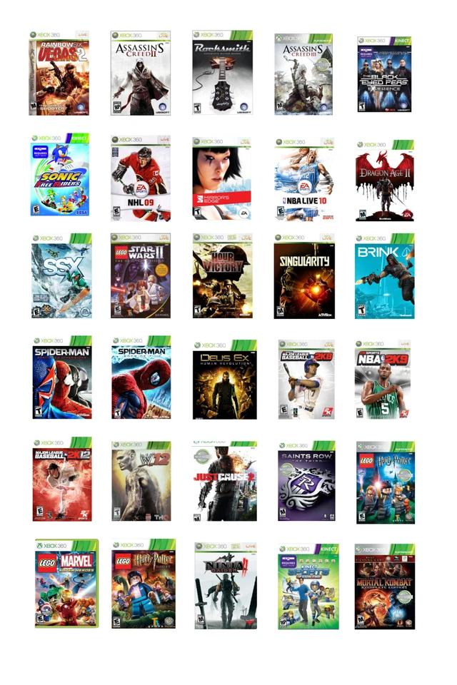 Microsoft Xbox 360 Games - Free Shipping - Pick & Choose - VG Refurbished - Image 1 of 1