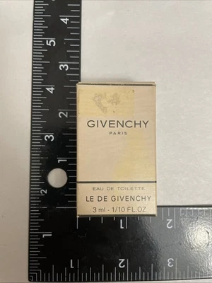 Vintage Mini  Bottle of Eau De Toilette  3ml Givenchy Paris - Image 1 of 4