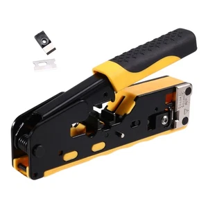RJ45 Cat7 Crimp Tool Ethernet Crimping Tool Wire Cutter Crimper for Cat73956 - Afbeelding 1 van 7
