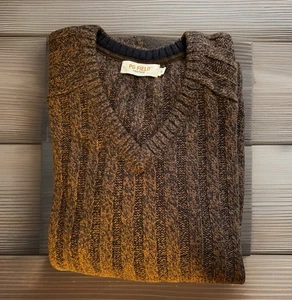 P.G. Field EWM  V-Neck Knitted Jumper Sweater Men’s Size XL New Imperfect - Picture 1 of 13