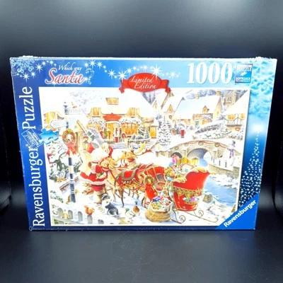 Jigsaw Which Way Santa Limited Edition 1000-piece puzzle Sealed  Ravensburger - Image 1 of 4